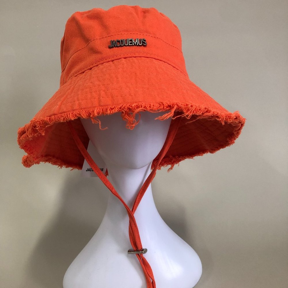 Jacquemus Bucket Hat  orange
